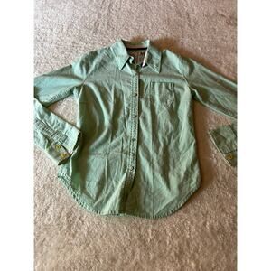 Trovata Light Green Casual Shirt Size‎ Medium